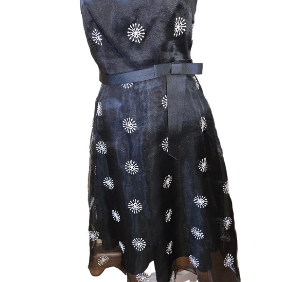Laundry Black Floral Dress - Picture 1 of 8